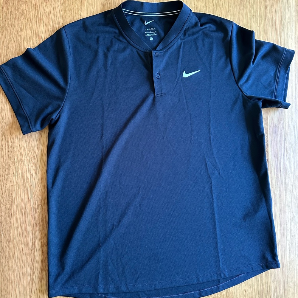 Nike Men’s BLACK Short-Sleeve Polo Shirt